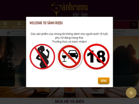 'sanhruou.com' screenshot