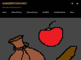 'gamerpotion.net' screenshot