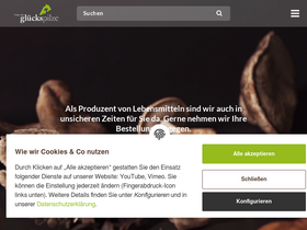 'gluckspilze.com' screenshot