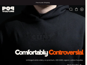 popvulture.store homepage screenshot