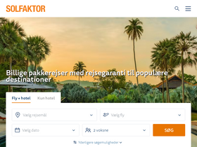 'solfaktor.dk' screenshot