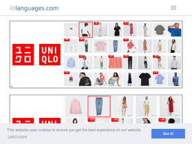 'ielanguages.com' screenshot
