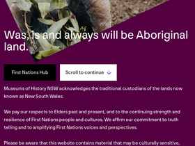 'mhnsw.au' screenshot