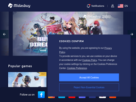 'midasbuy.com' screenshot