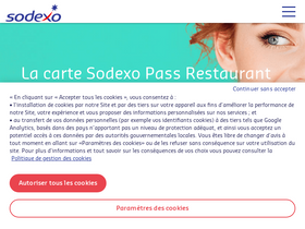 'sodexo.fr' screenshot