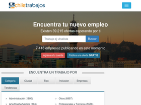 'chiletrabajos.cl' screenshot