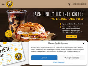 'einsteinbros.com' screenshot