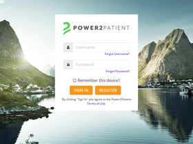 'power2patient.net' screenshot