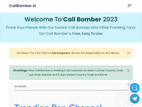 'callbomber.in' screenshot