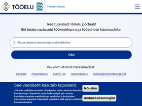 'tooelu.ee' screenshot
