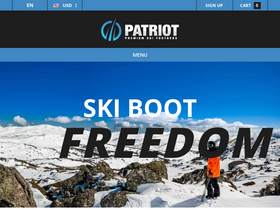 Patriot Footbeds website screenshot