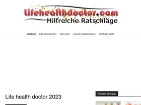 'lifehealthdoctor.com' screenshot