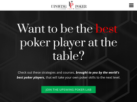 'upswingpoker.com' screenshot