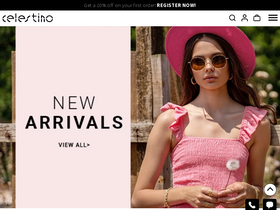 'celestino.gr' screenshot