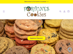 fortunescookies.com homepage screenshot