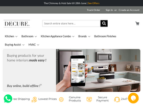 'decure.in' screenshot