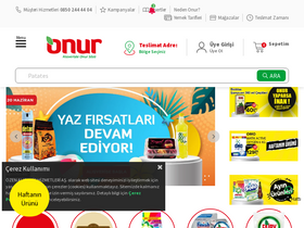 'onurmarket.com' screenshot