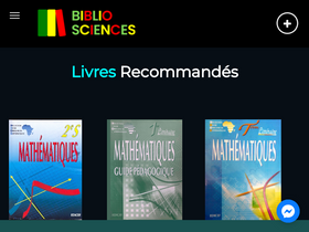 'biblio-sciences.org' screenshot