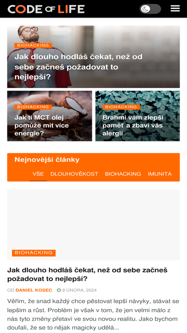 codeoflife.cz