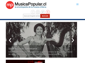 'musicapopular.cl' screenshot