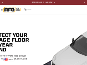 Autofloorguard homepage screenshot