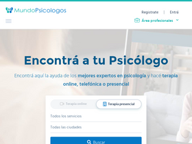 'mundopsicologos.com.ar' screenshot