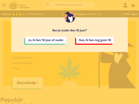 'dutch-headshop.nl' screenshot