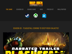 'deeprockgalactic.com' screenshot