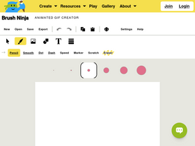 'brush.ninja' screenshot