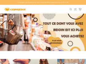 'cygneglace.fr' screenshot