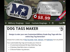 'mydogtag.com' screenshot