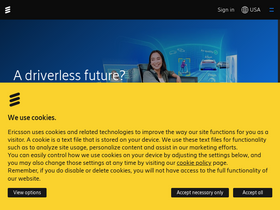 'ericsson.com' screenshot