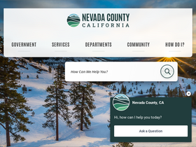 'nevadacountyca.gov' screenshot