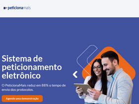 'peticionamais.com.br' screenshot