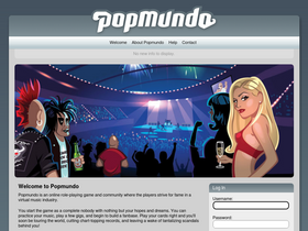 'popmundo.com' screenshot