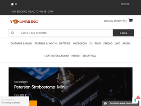 'yourmusiconline.it' screenshot