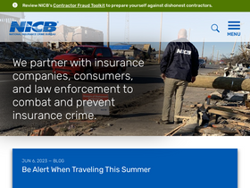 'nicb.org' screenshot