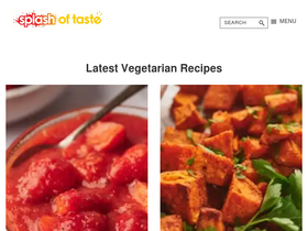 'splashoftaste.com' screenshot