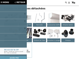 'centpourcent-volet-roulant.fr' screenshot