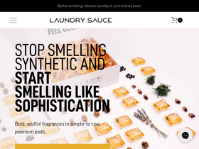 'laundrysauce.com' screenshot