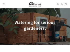 harvst.io homepage screenshot