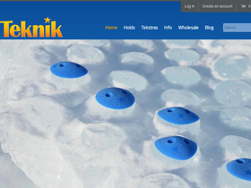 Teknikhandholds homepage screenshot