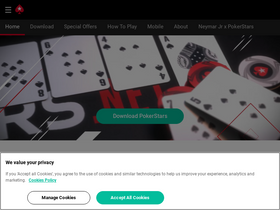 'pokerstars.pt' screenshot