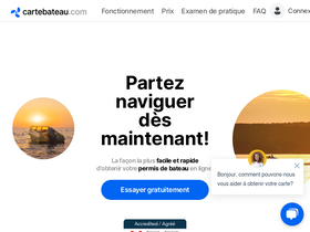 'cartebateau.com' screenshot