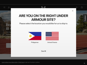 'underarmour.com.ph' screenshot