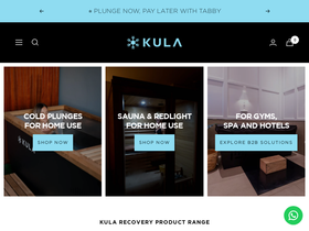 KULA Recovery website screenshot