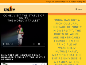 'statueofunity.in' screenshot