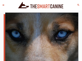 'thesmartcanine.com' screenshot