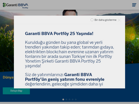 'garantibbvaportfoy.com.tr' screenshot