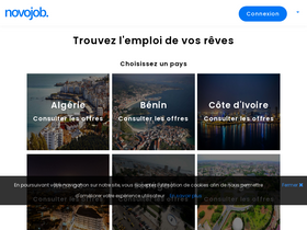 'novojob.com' screenshot